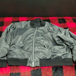 Jordan Black Bomber Varsity Jacket